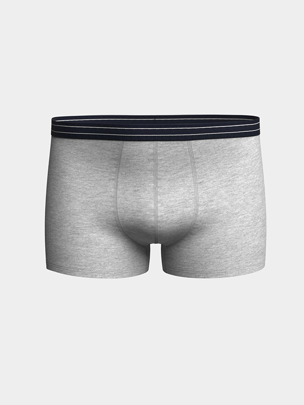Gri Standart Kalıp Pamuklu Esnek Erkek Boxer