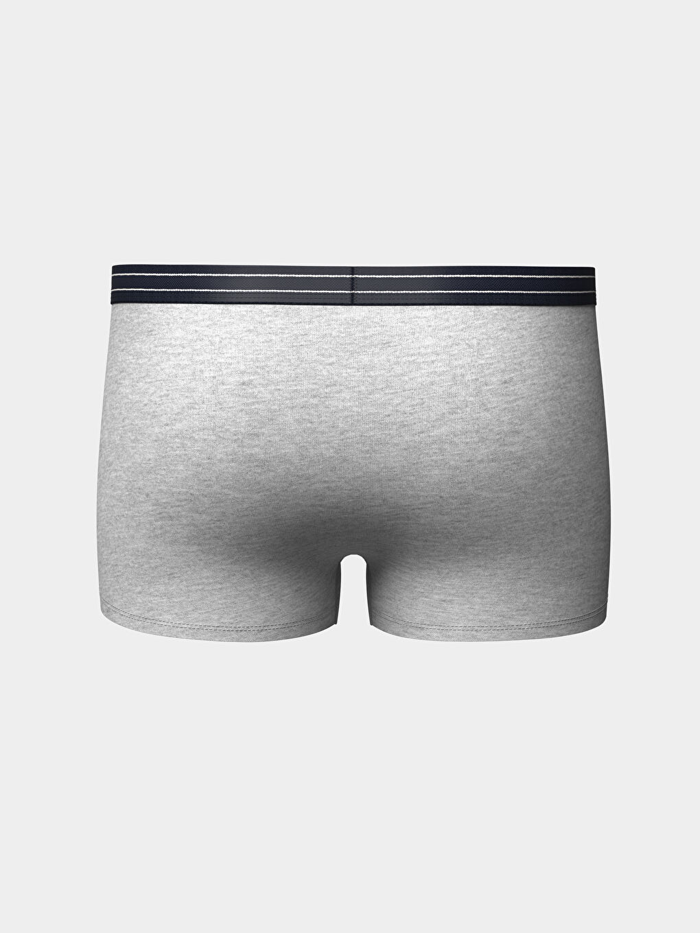 Gri Standart Kalıp Pamuklu Esnek Erkek Boxer-1