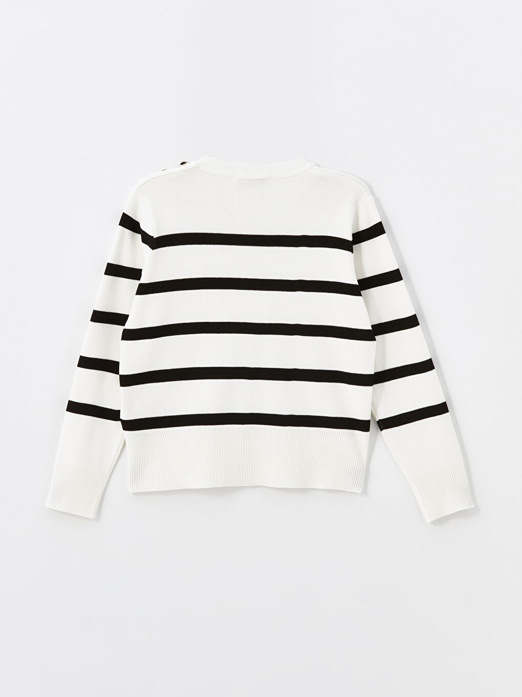 LCW Vision Crew Neck Striped Women's Knitwear Sweater -W4FR66Z8-LFC