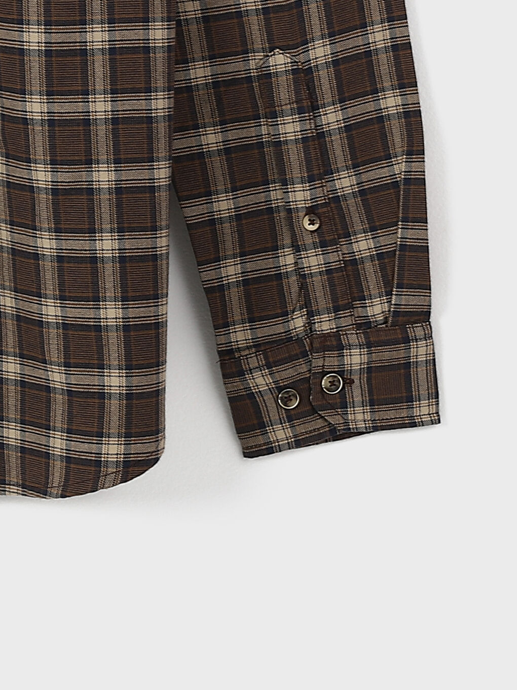 Regular Fit Long Sleeve Plaid Men's Flannel Shirt-2