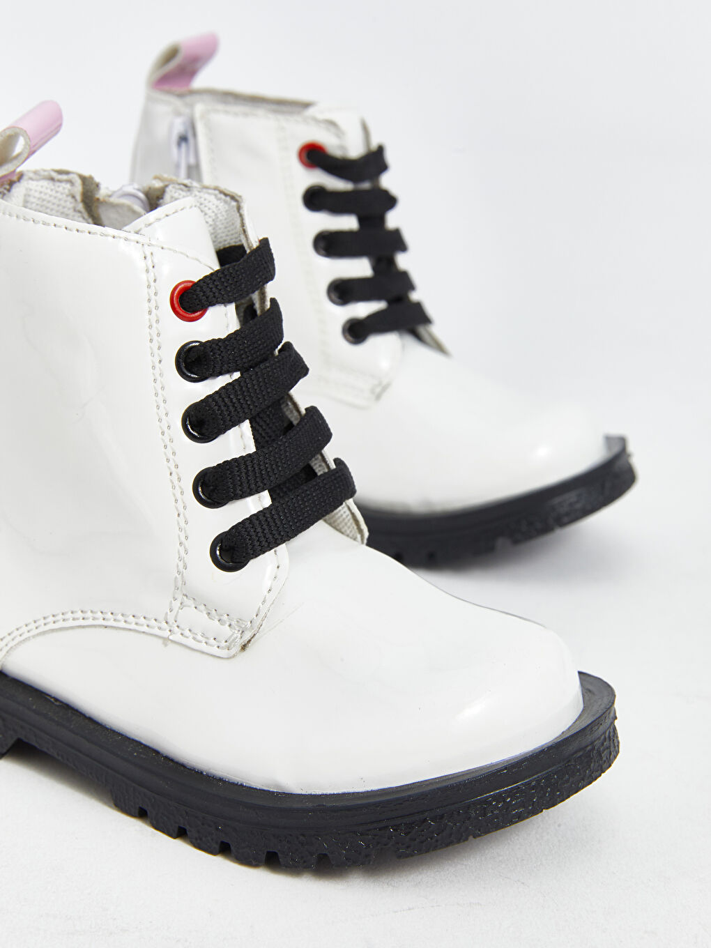 Shiny Faux Leather Baby Girls' Boot-2