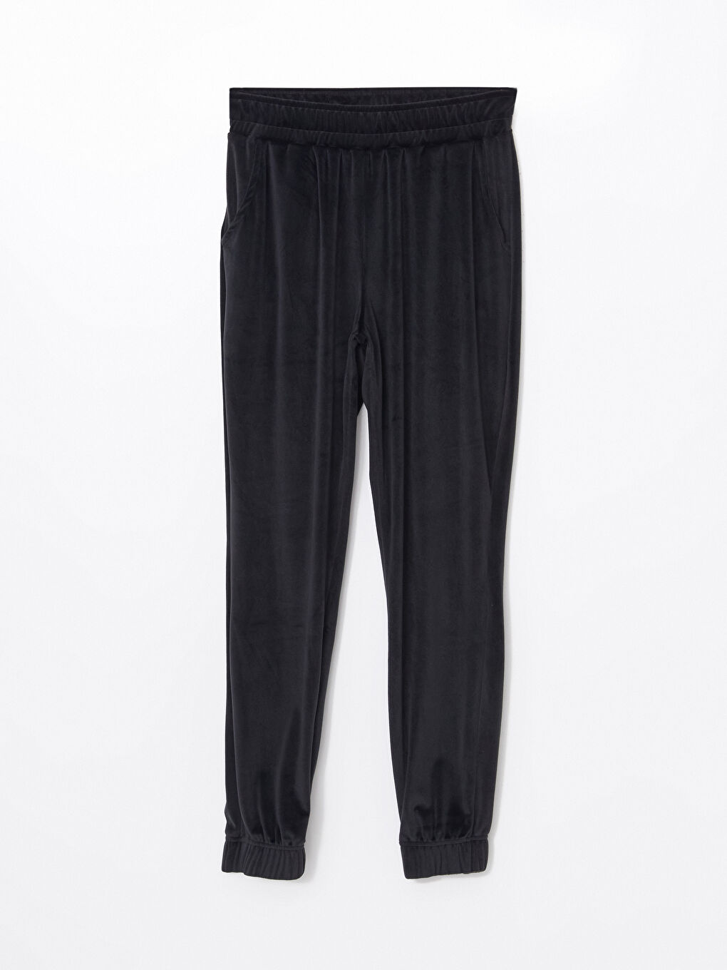 Elasticated Waist Velvet Women's Jogger Sweatpants -W4FS81Z8-RQL