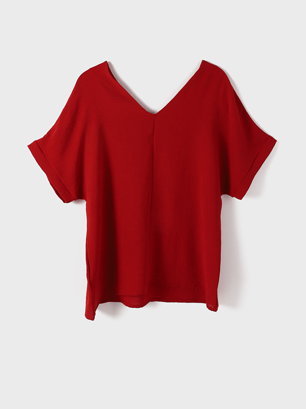 V Neck Women's Blouse -W4FT56Z8-R3M