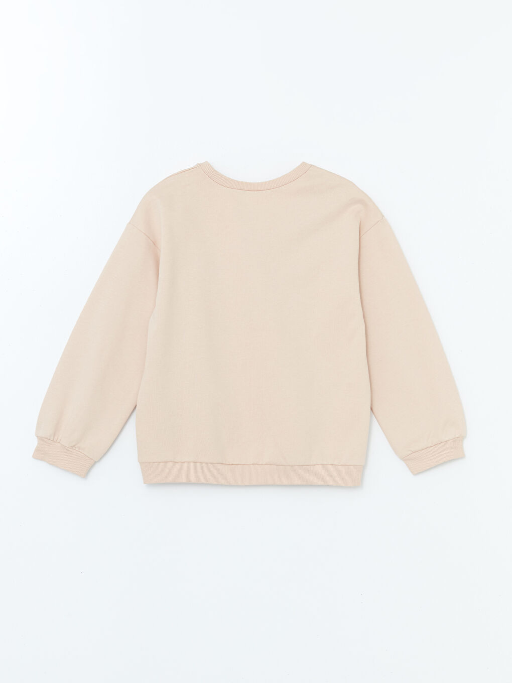 سويت شيرت ياقة دائرية تخين مطبوع بنات رضع - مجموعة من 2-3