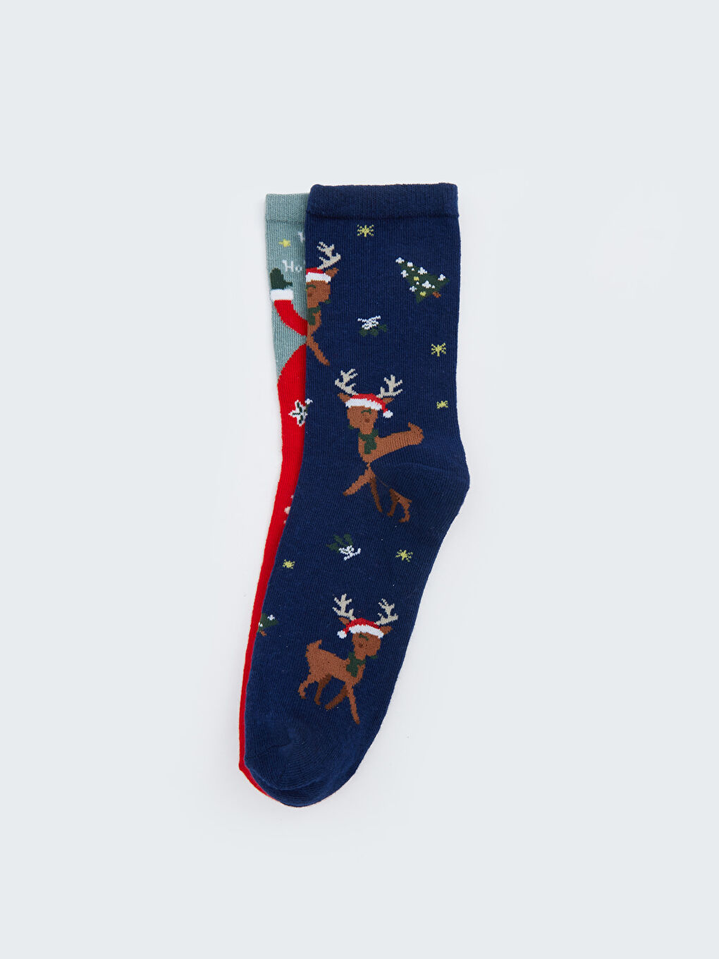 Christmas Themed Women's Ankle Socks 2 Pack -W4FU79Z8-J0S