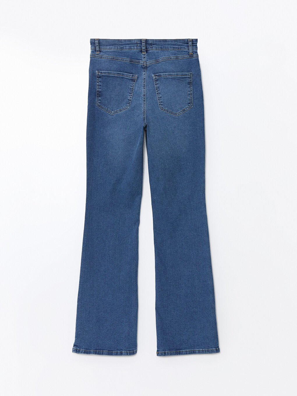 LCW Jeans Orta İndigo Rodeo Mars Flare Kadın Jean Pantolon - 5