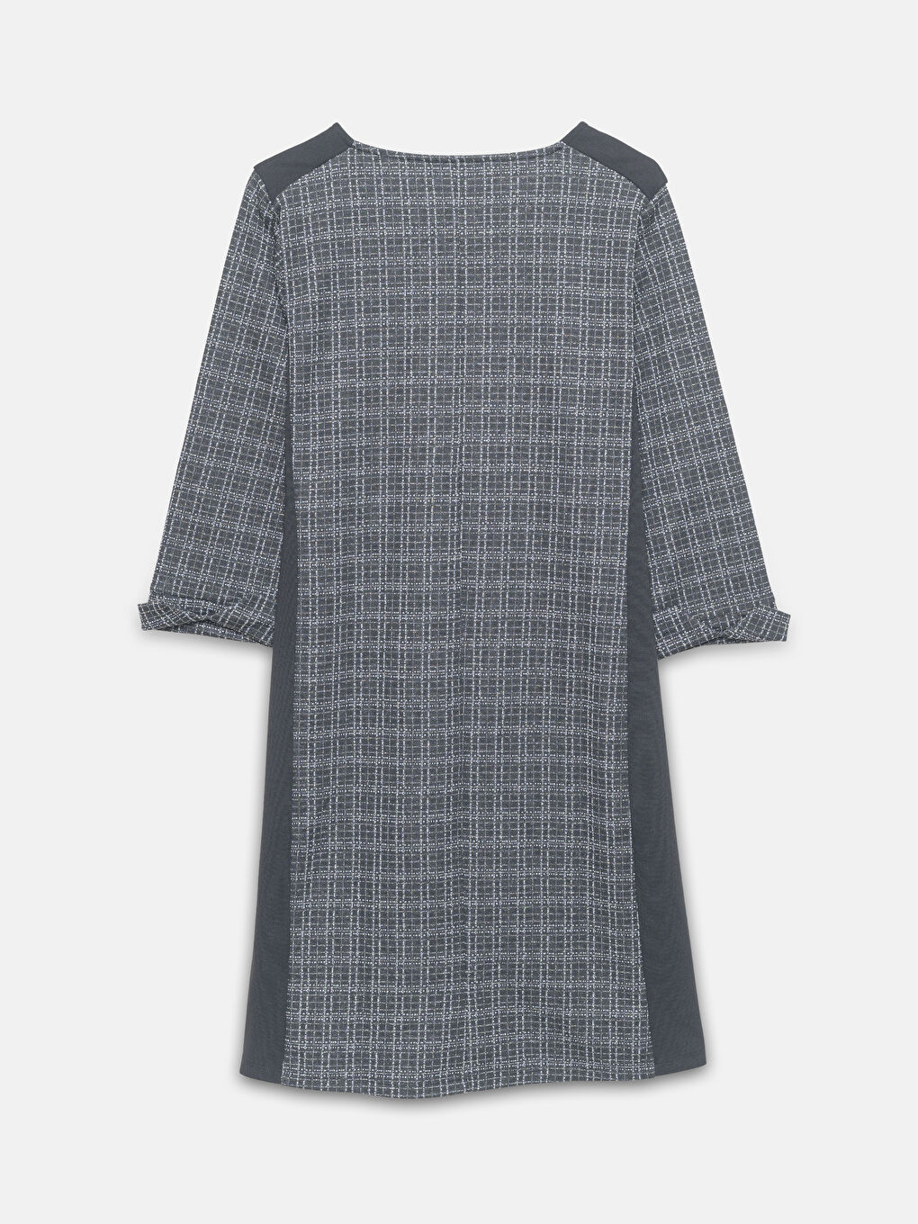 LCW Grace Crew Neck Patterned Women's Dress -W4FV76Z8-MHS