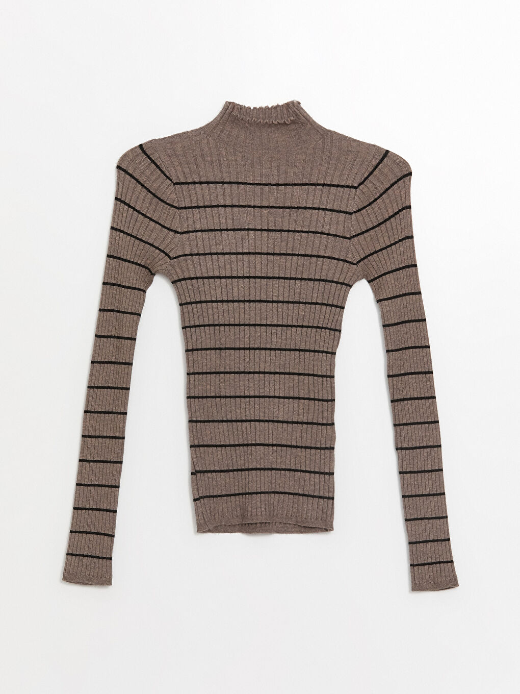 LCW Vision Halbhoher Rollkragen Strukturierter Damen Strickpullover -W4FY17Z8-LEW