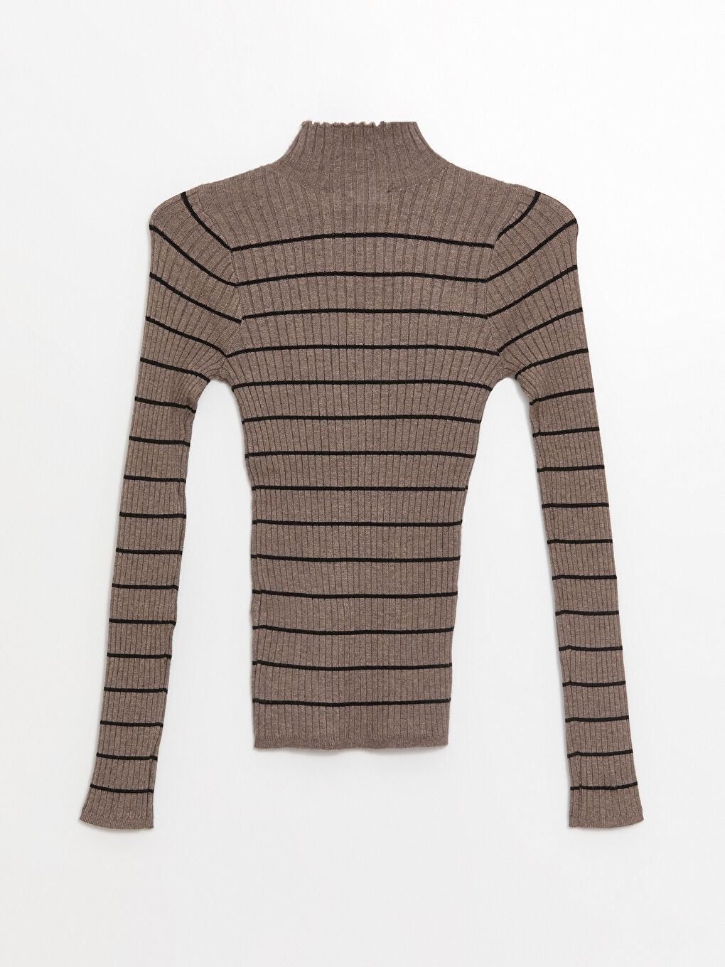 LCW Vision Halbhoher Rollkragen Strukturierter Damen Strickpullover -W4FY17Z8-LEW