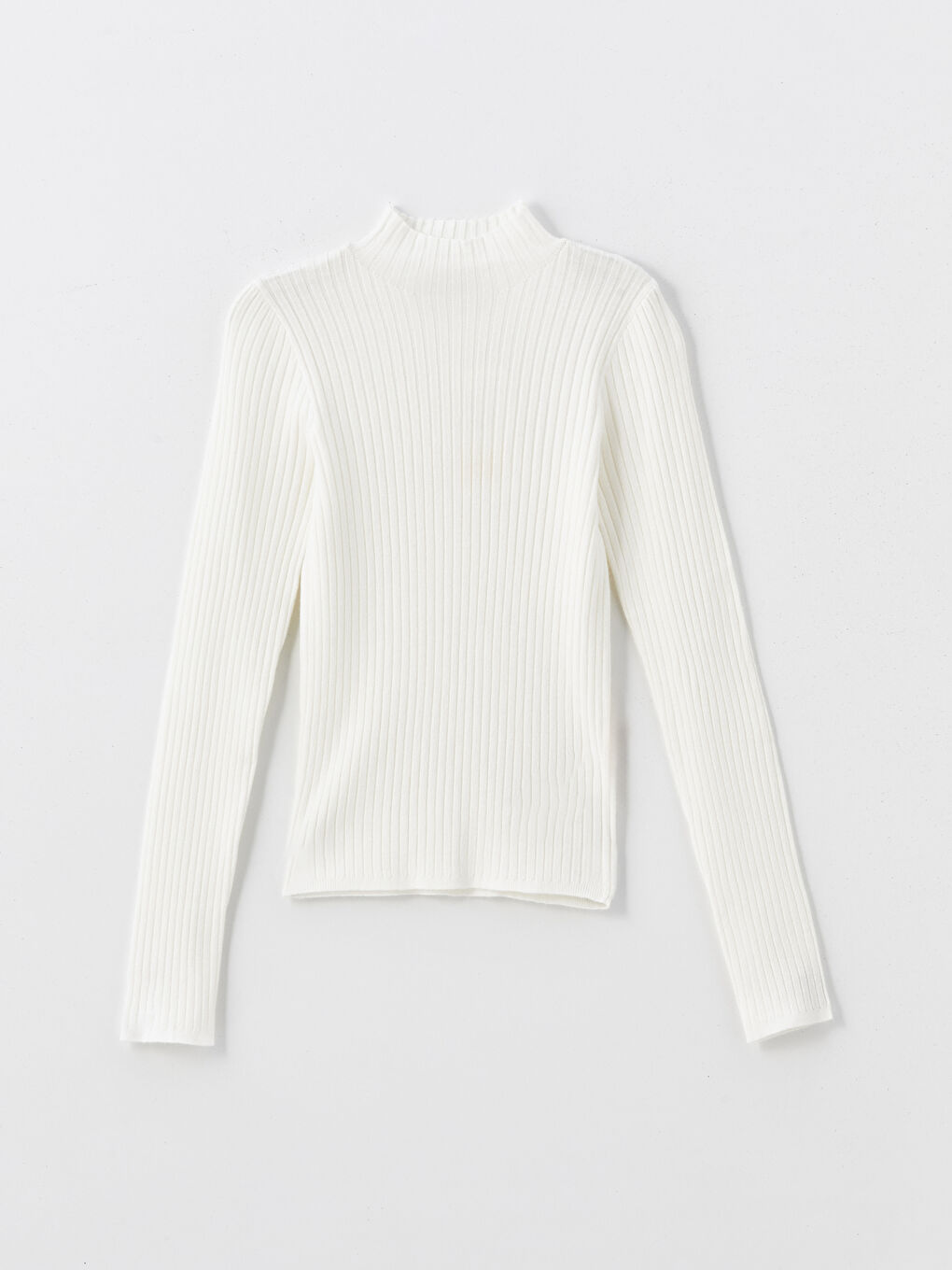 LCW Vision Half Turtleneck Textured Women's Knitwear Sweater -W4FY17Z8-R9J