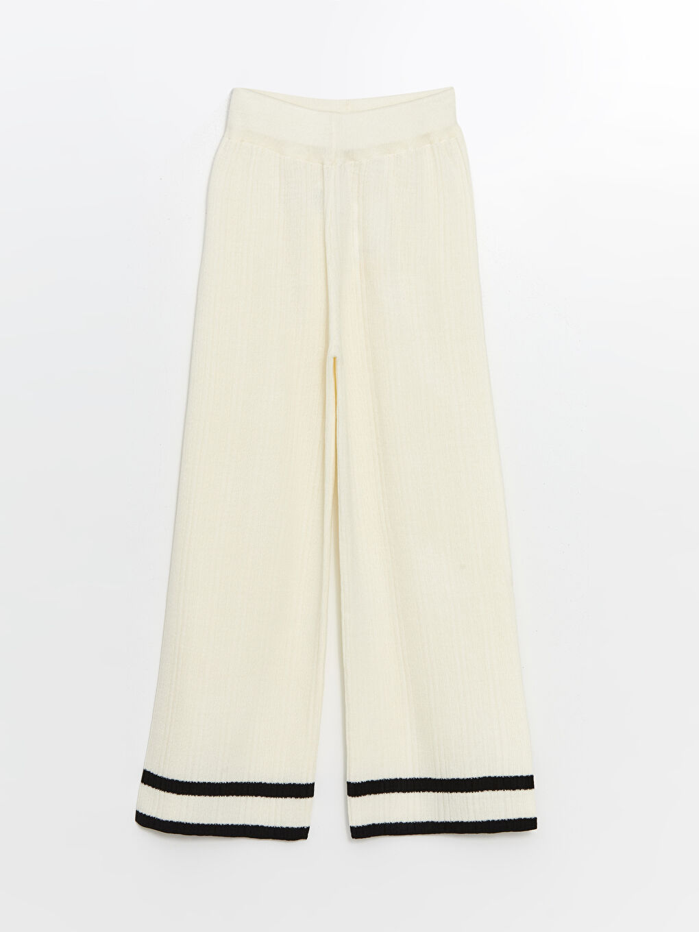 Elasticated Waist Women's Knitwear Trousers -W4FY29Z8-LEG