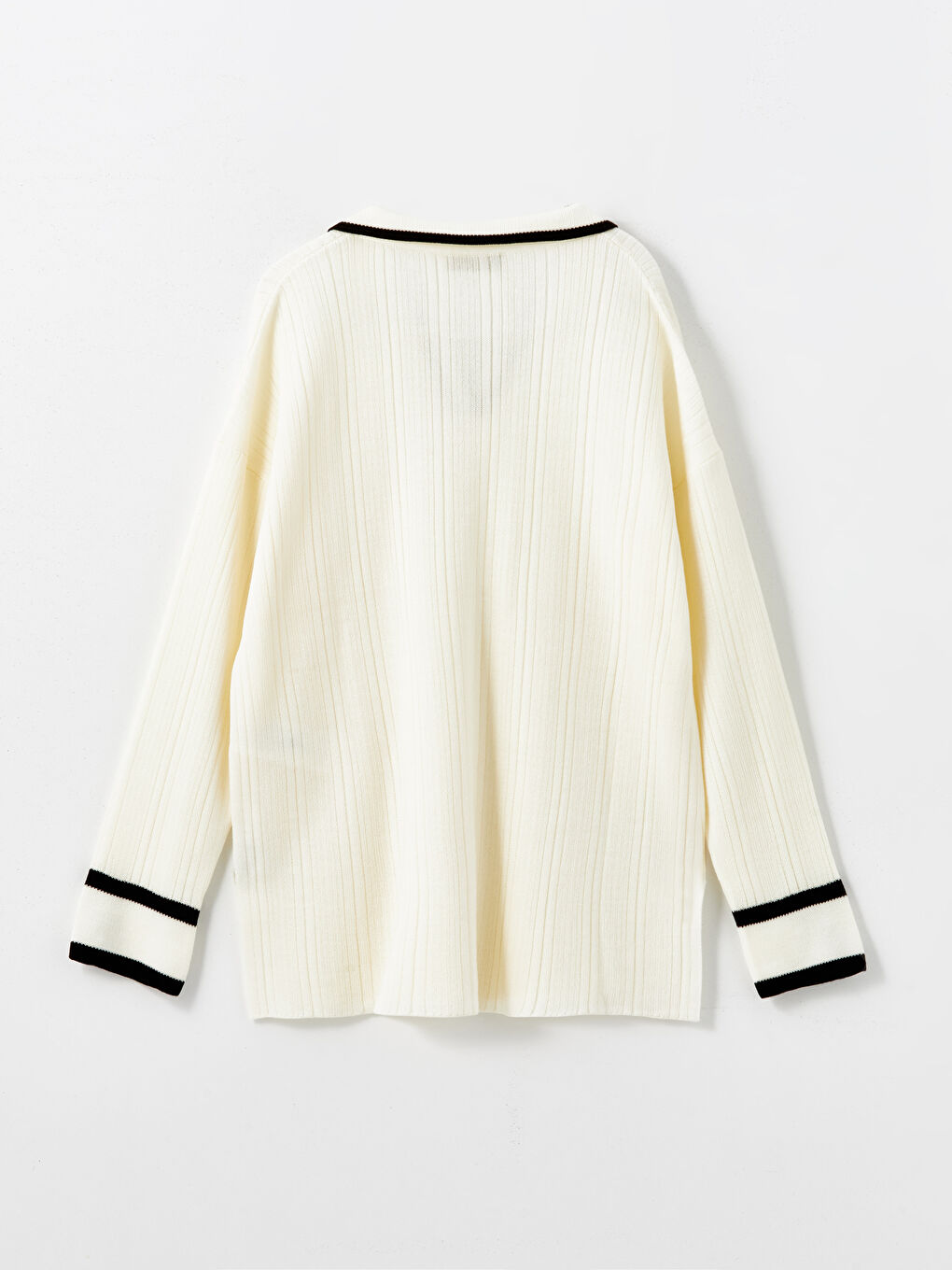 Pull-over Rayé à Col roulé pour Femmes en Tricot-5