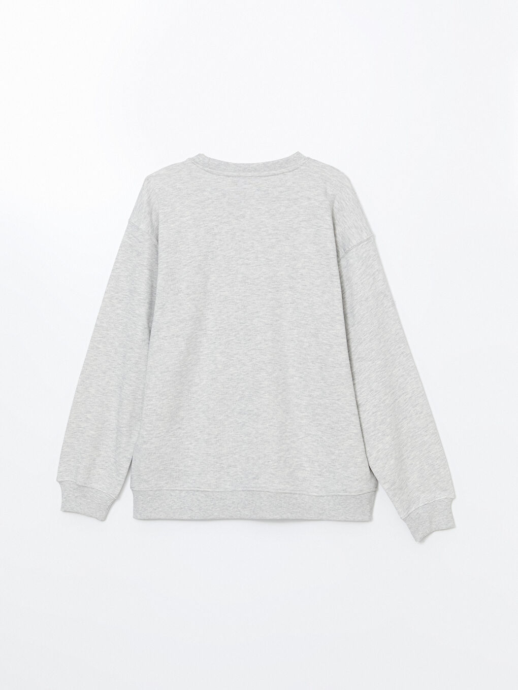 Crew Neck Printed Oversize Women's Sweatshirt-5