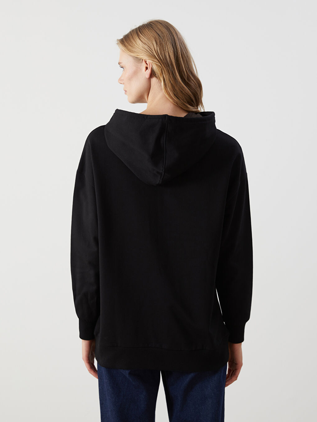 هودي سميك واسع الحجم للسيدات-3
