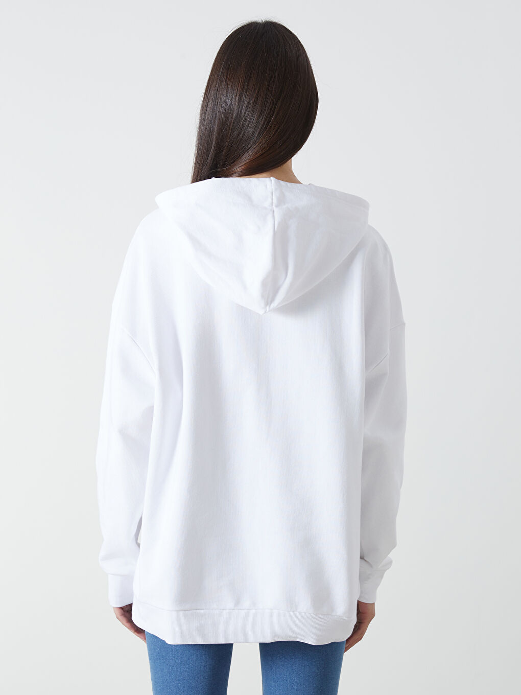 هودي سميك واسع الحجم للسيدات-3