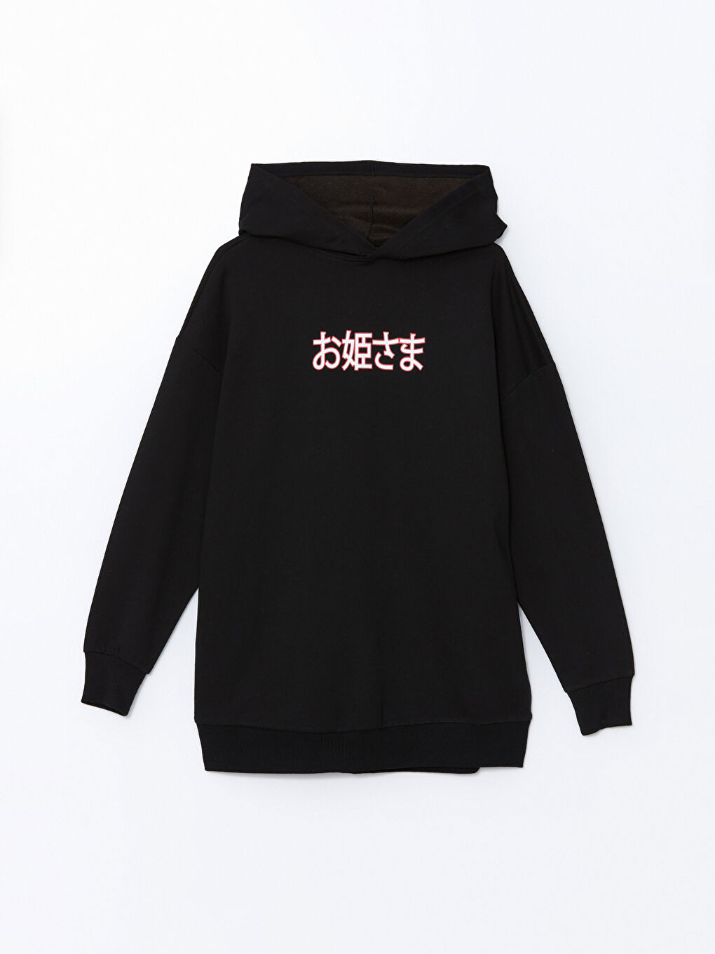 هودي سميك واسع الحجم مطبوع للسيدات-4