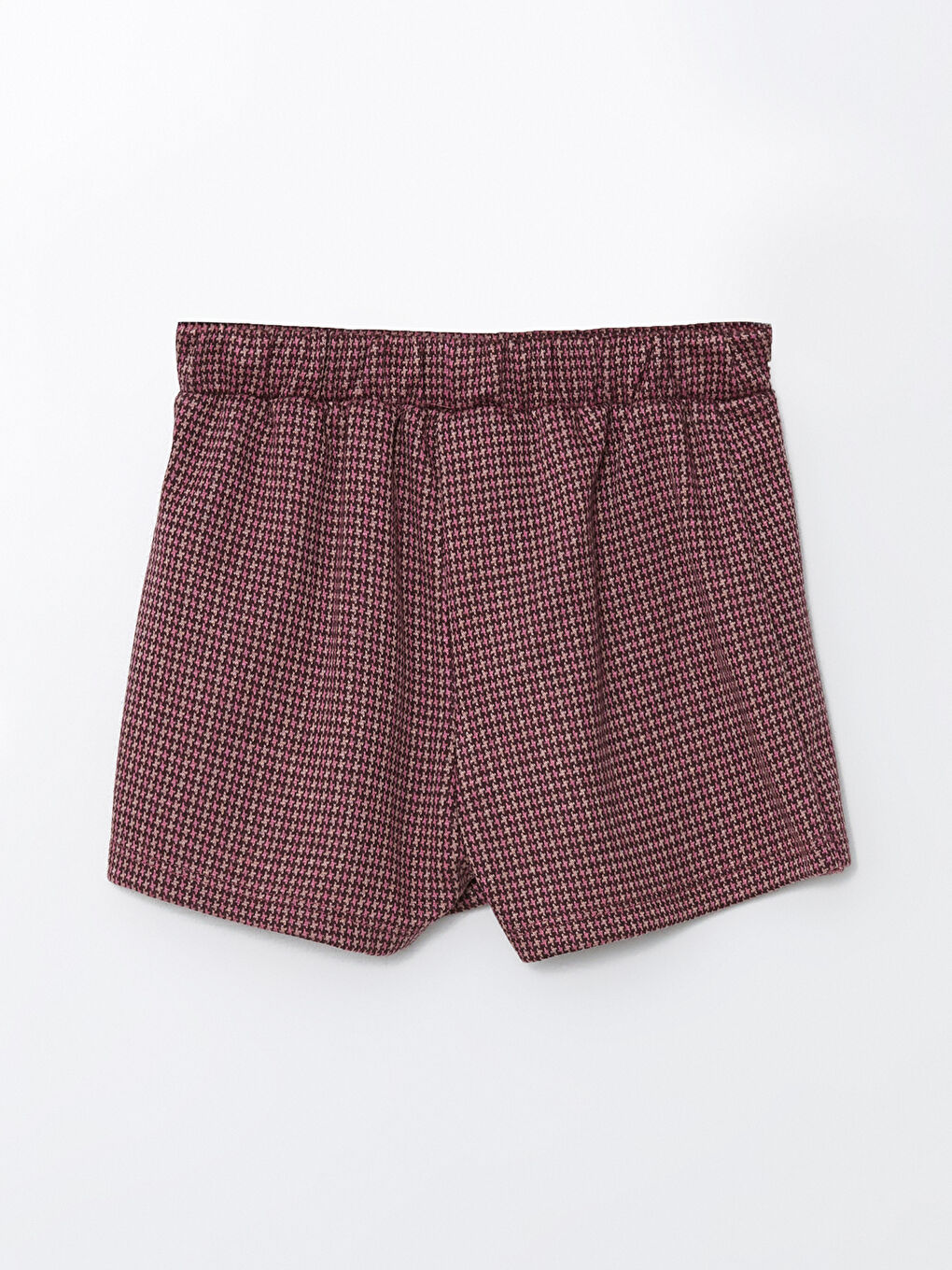 Pembe Desenli Kız Çocuk Şort Etek-1