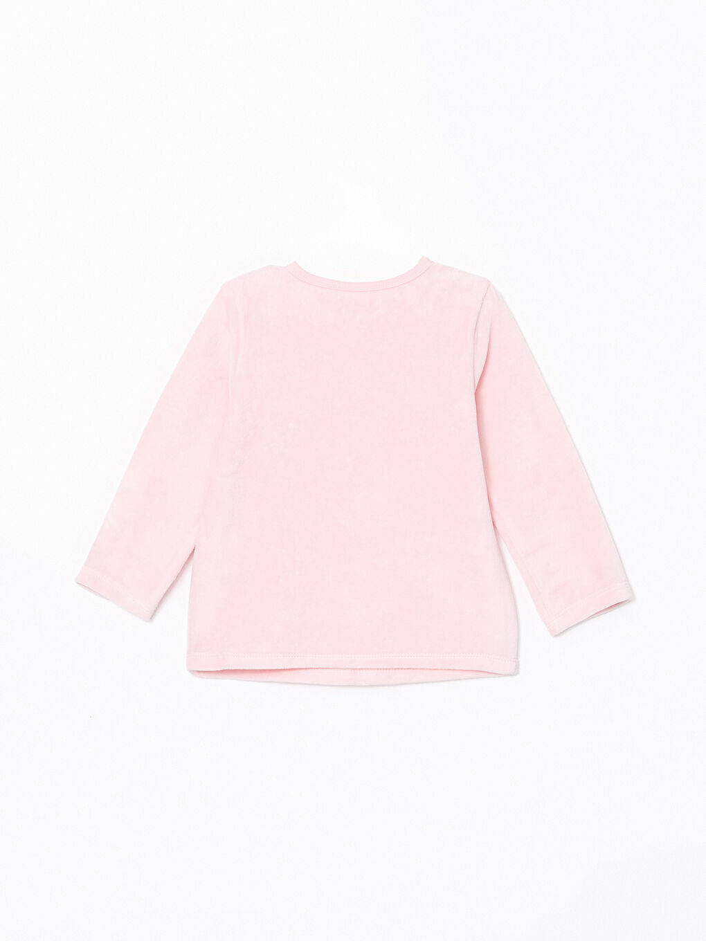 LCW Kids Pembe Bisiklet Yaka Kız Çocuk Pijama Üst - 2