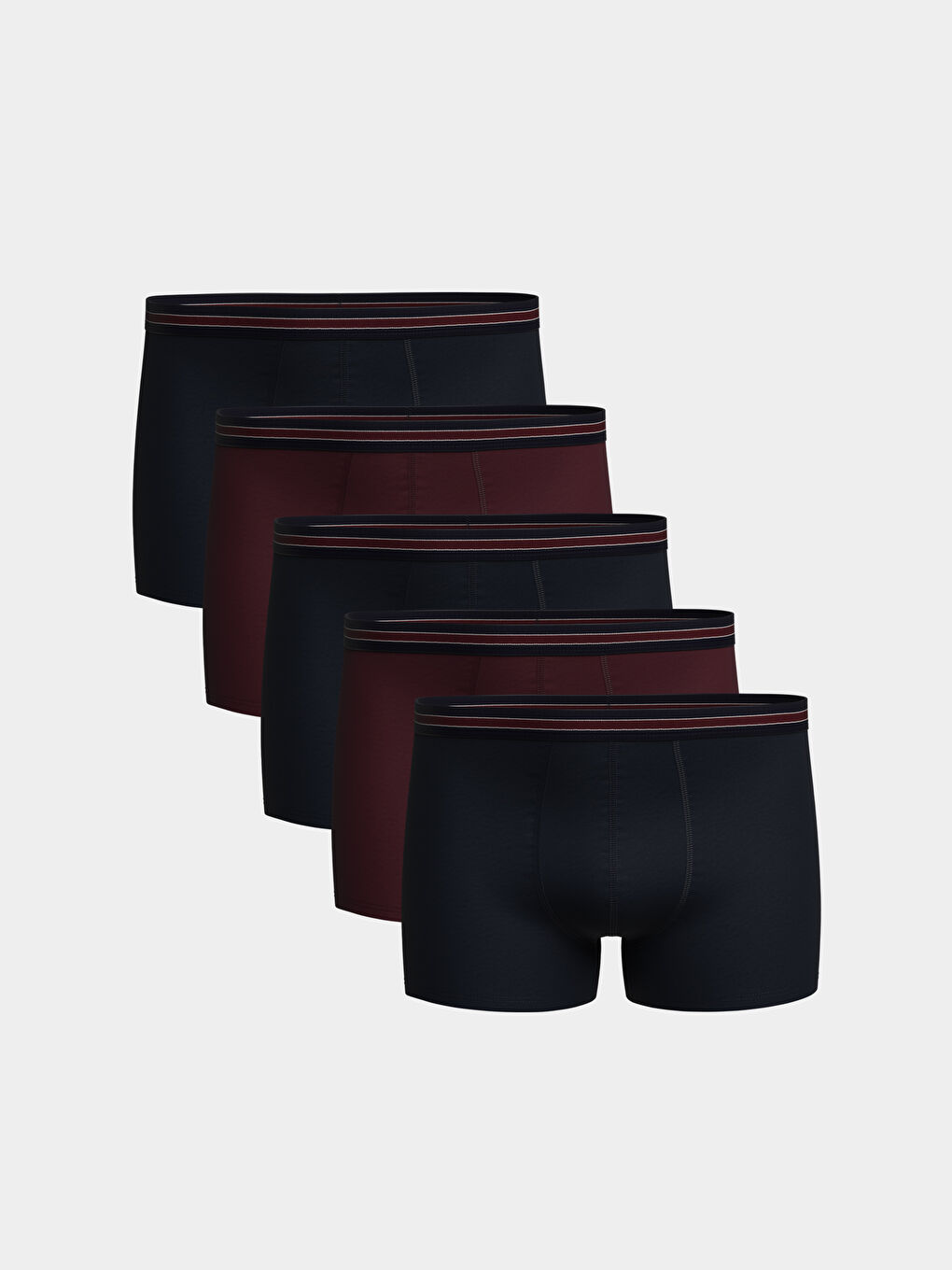 Standart Kalıp Pamuklu Esnek Erkek Boxer 5'li