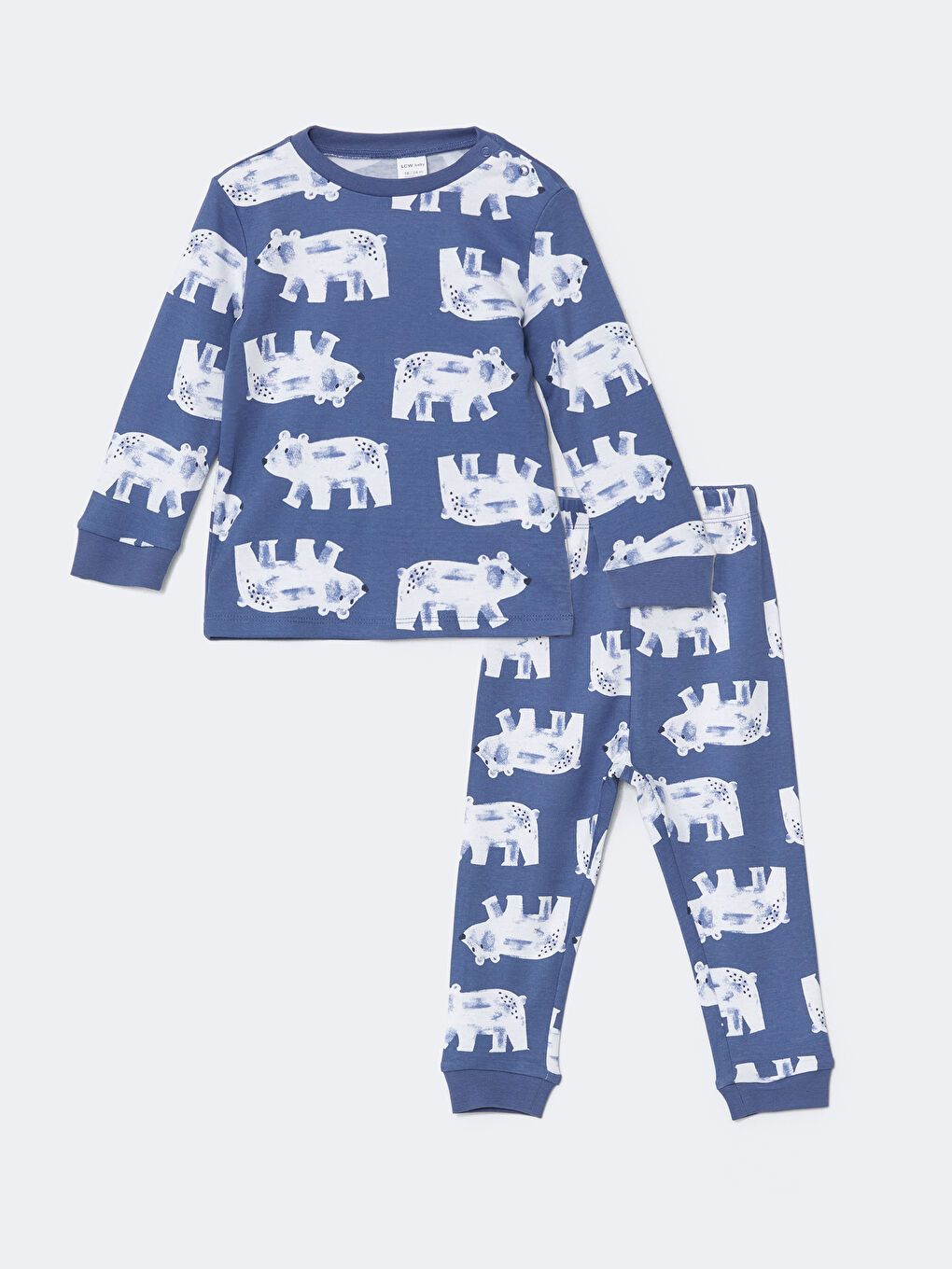 Crew Neck Boys Pajamas Set -W4G089Z1-LQP