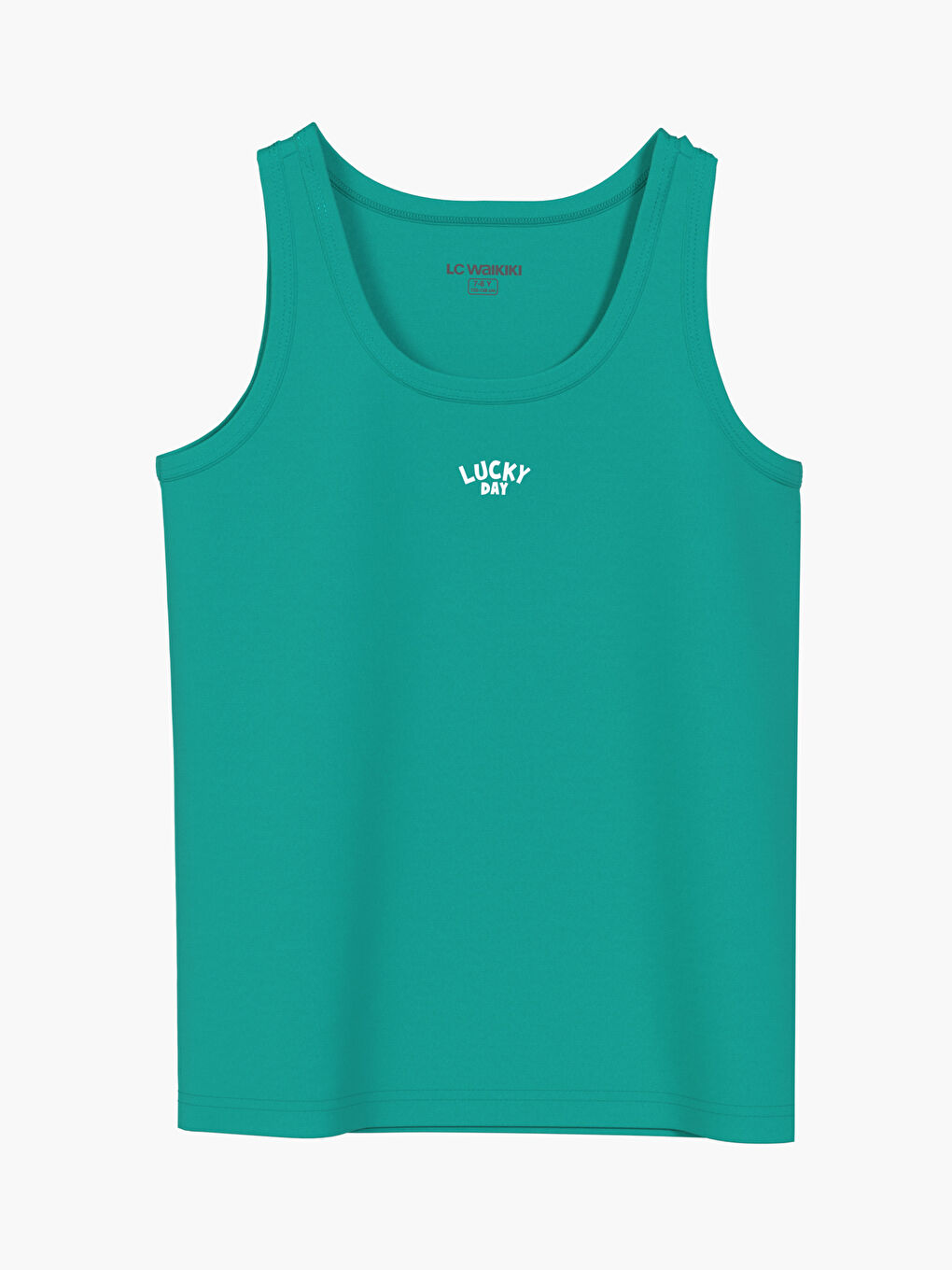 Turkuaz Bisiklet Yaka Erkek Çocuk Atlet