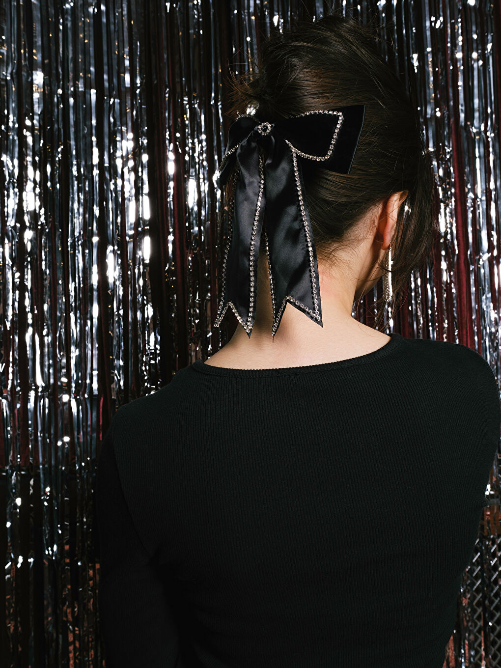 Karışık Fiyonk Desenli Kadın Saç Tokası