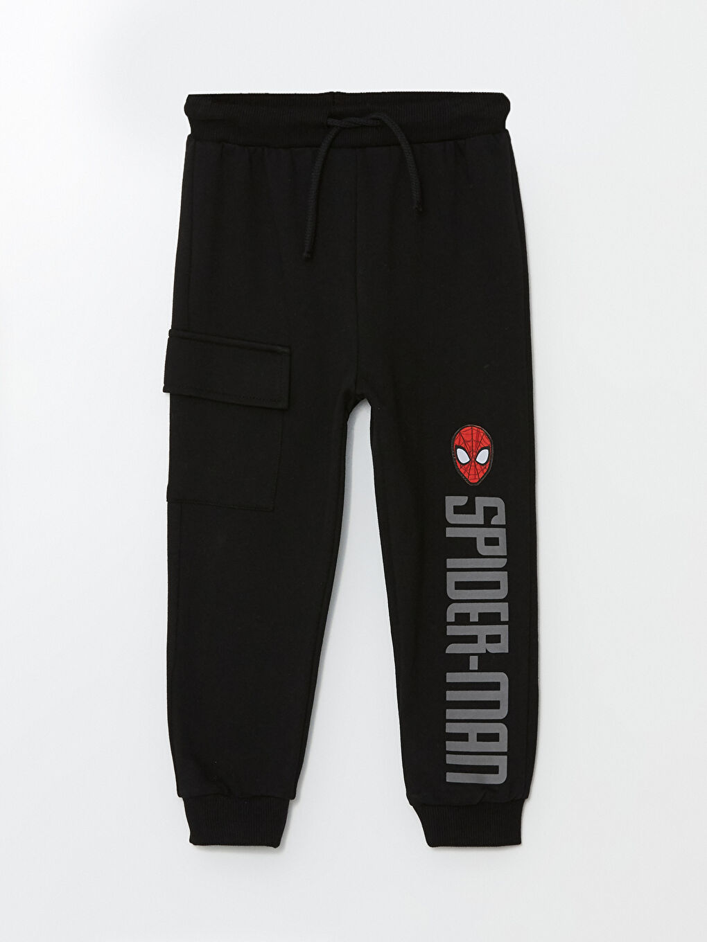 LCW Kids Thick Spider-Man Printed Boys' Jogger Sweatpants -W4G376Z1-CVL