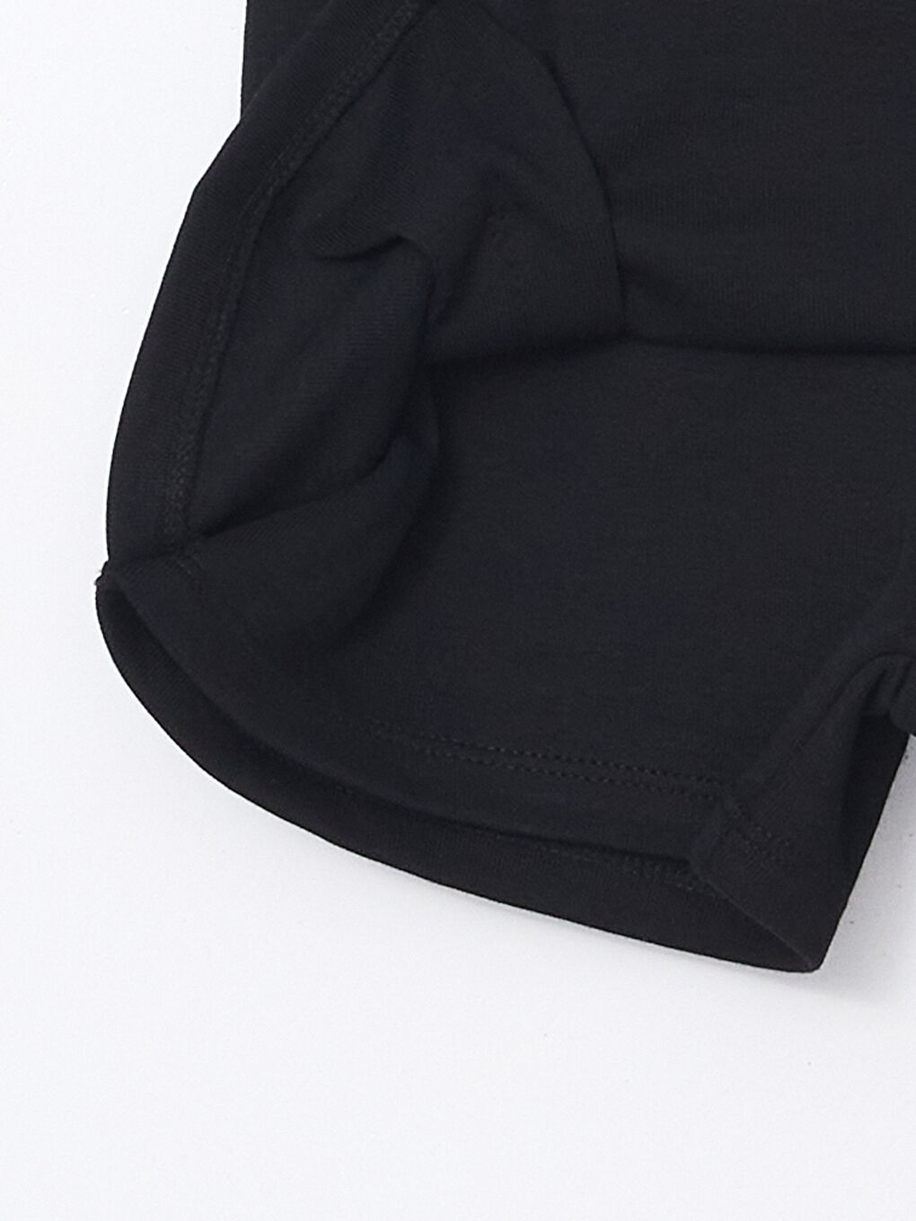 شورت للبنات بخصر مرن أساسي-1