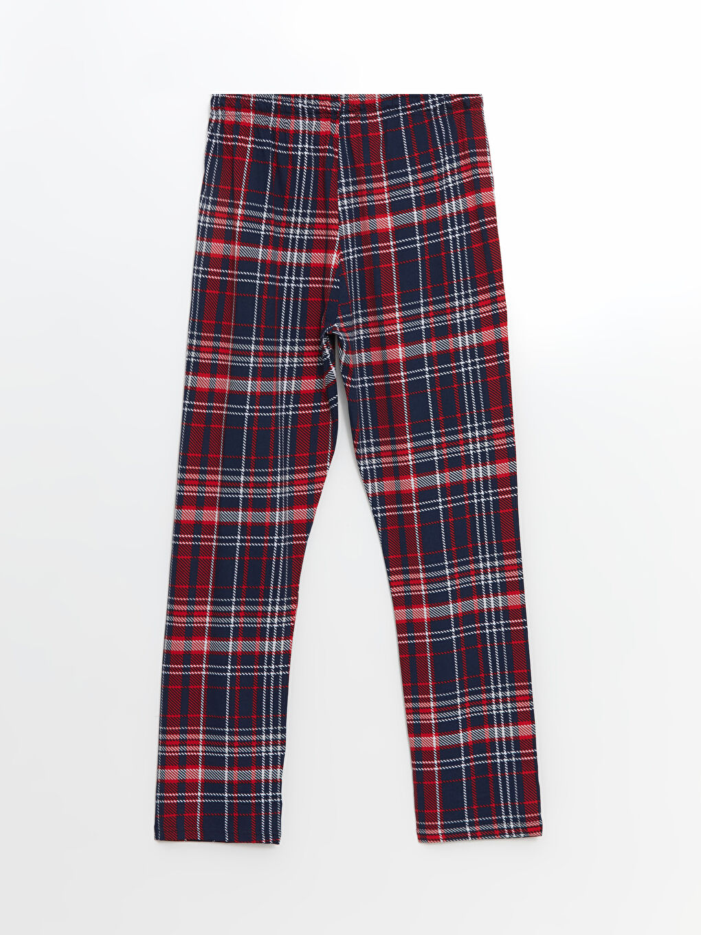 Lacivert Standart Kalıp Ekose Erkek Pijama Alt-1