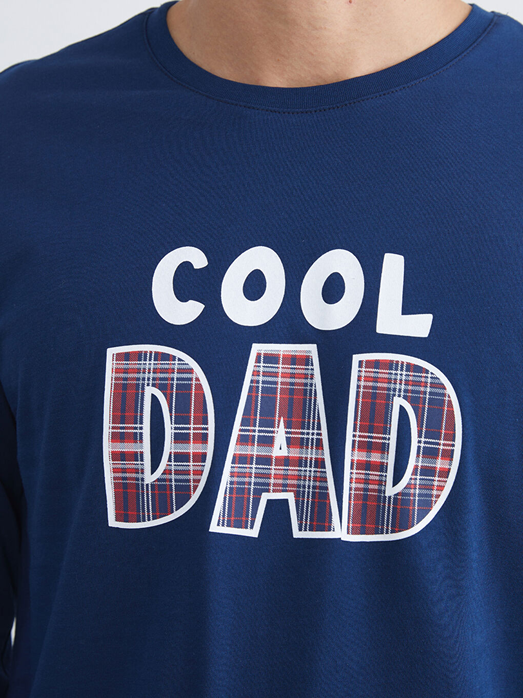 Lacivert Standart Kalıp Erkek Pijama Takımı-2