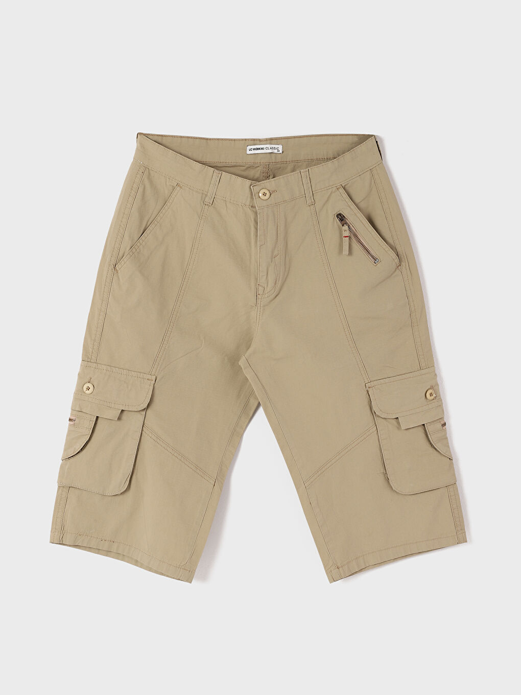 Standard Fit Twill Men's Cargo Shorts -W4G538Z8-FPT