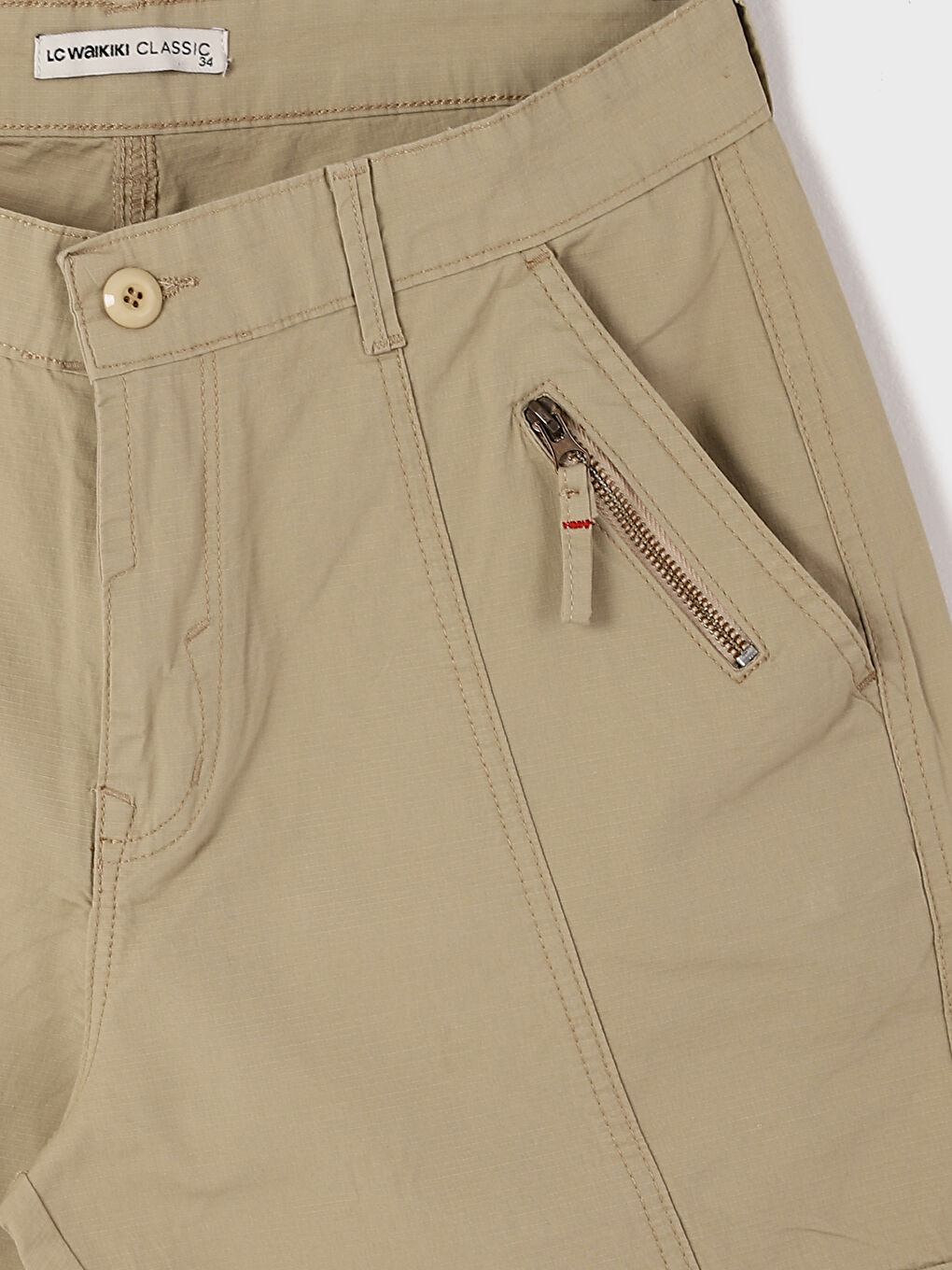 Standard Fit Twill Men's Cargo Shorts -W4G538Z8-FPT