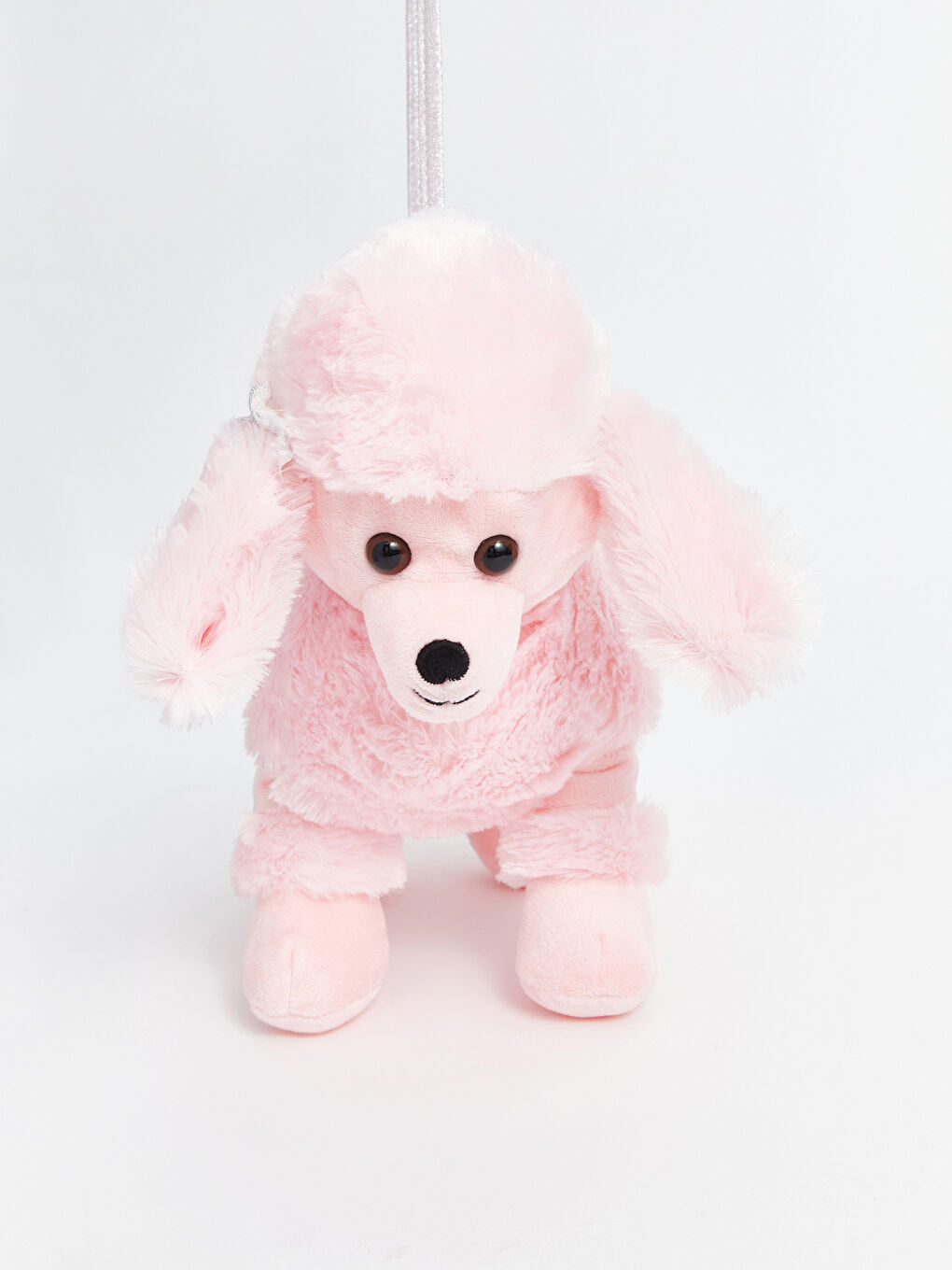 LCW ACCESSORIES Pembe Köpek Figürlü Pelüş Kız Çocuk Omuz Çantası - 1