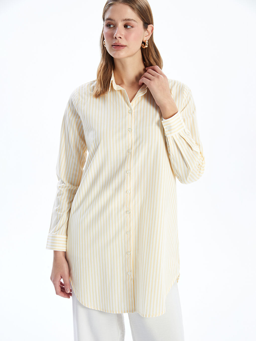 Striped Women's Shirt Tunic