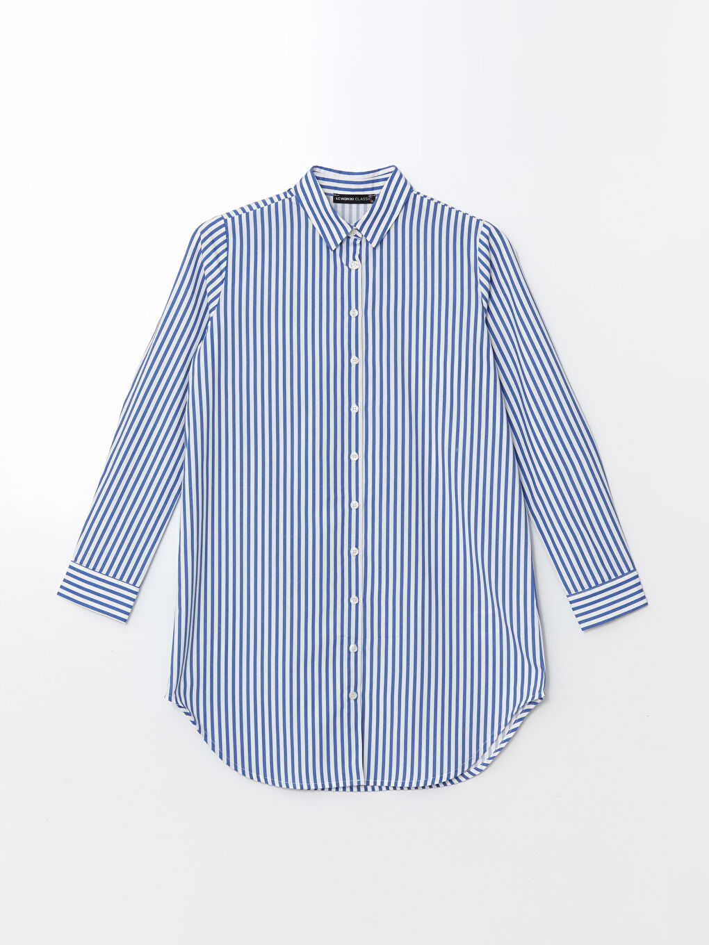 Striped Women's Shirt Tunic-4