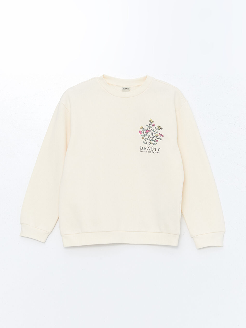 LCW Kids Crew Neck Girls' Sweatshirt 2 Pack -W4G707Z4-G0U