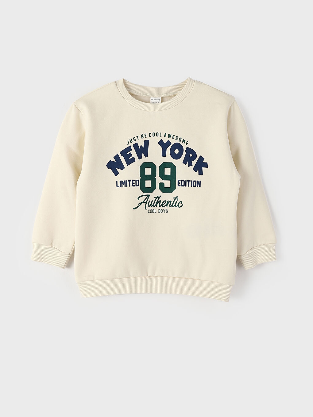 Crew Neck Long Sleeve Printed Baby Boy Sweatshirt 2-Pack-1