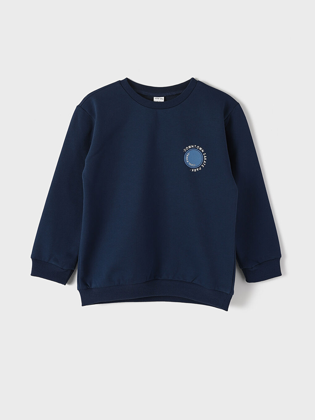 LCW Kids Crew Neck Long Sleeve Printed Baby Boy Sweatshirt 2-Pack -W4G925Z1-H0B