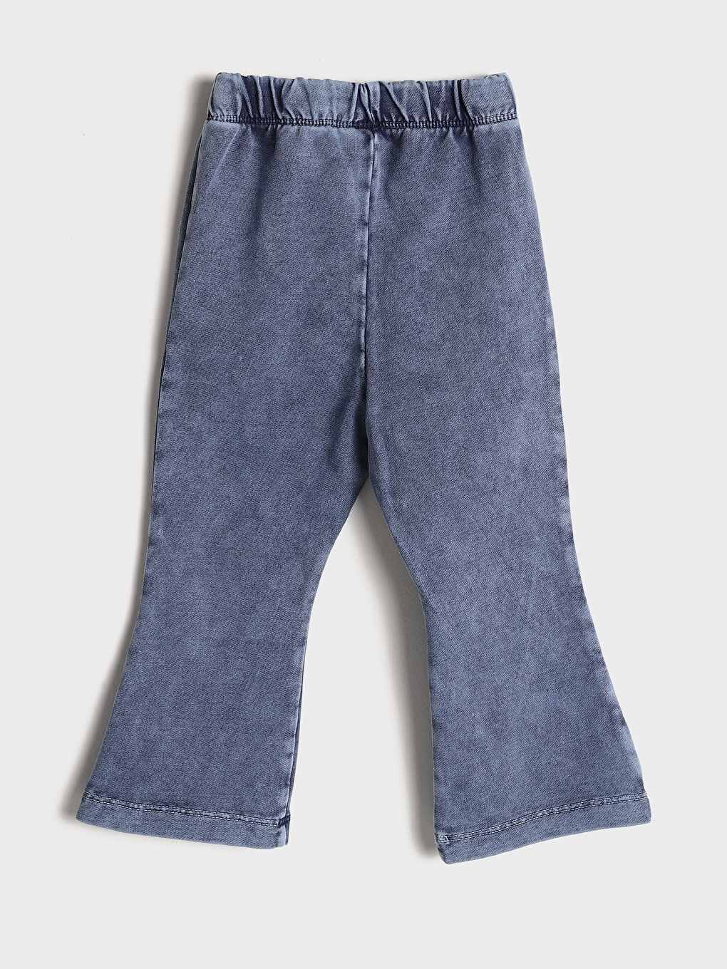 ليجن واسع عند الكاحل بخصر مرن للبنات-1