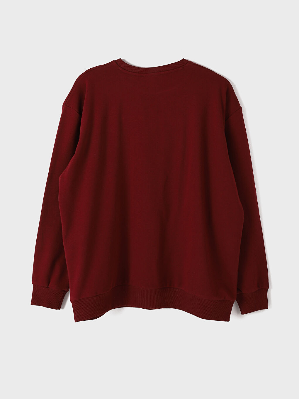 Crew Neck Printed Oversize Women's Sweatshirt-1