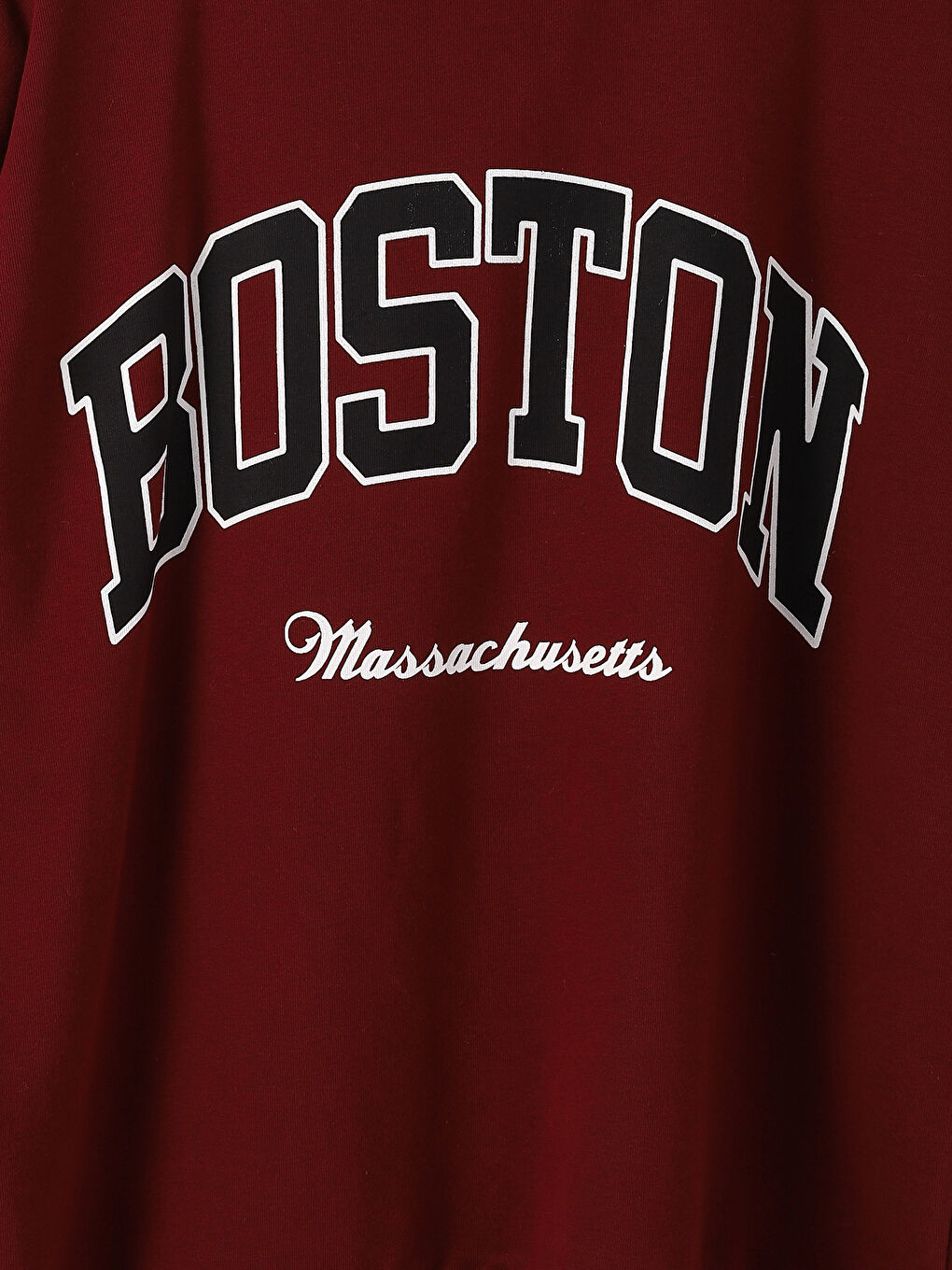 Crew Neck Printed Oversize Women's Sweatshirt-3