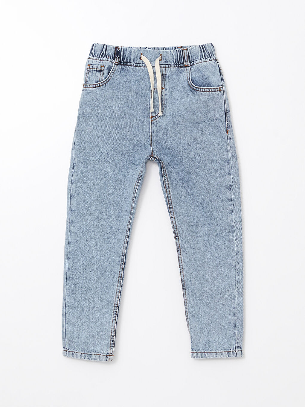 جينز للأولاد بخصر مطاطي