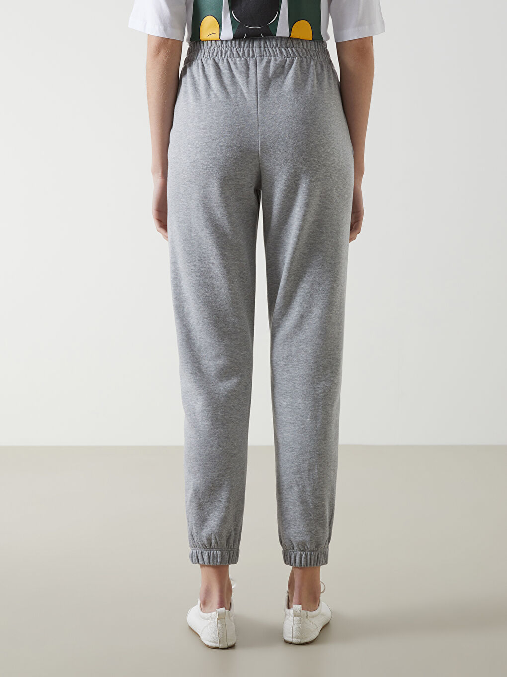 Elasticated Waist Women's Thick Jogger Sweatpants -W4GC12Z8-JMD