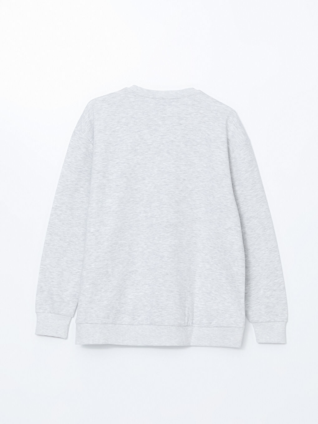 Crew Neck Printed Oversize Women's Thick Sweatshirt-5