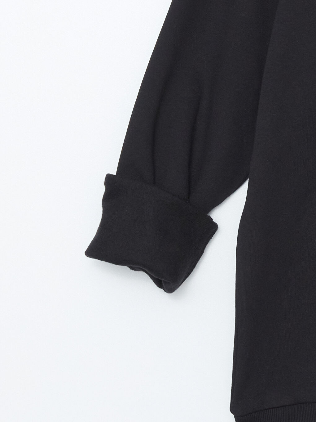 Crew Neck Printed Women's Thick Sweatshirt-5