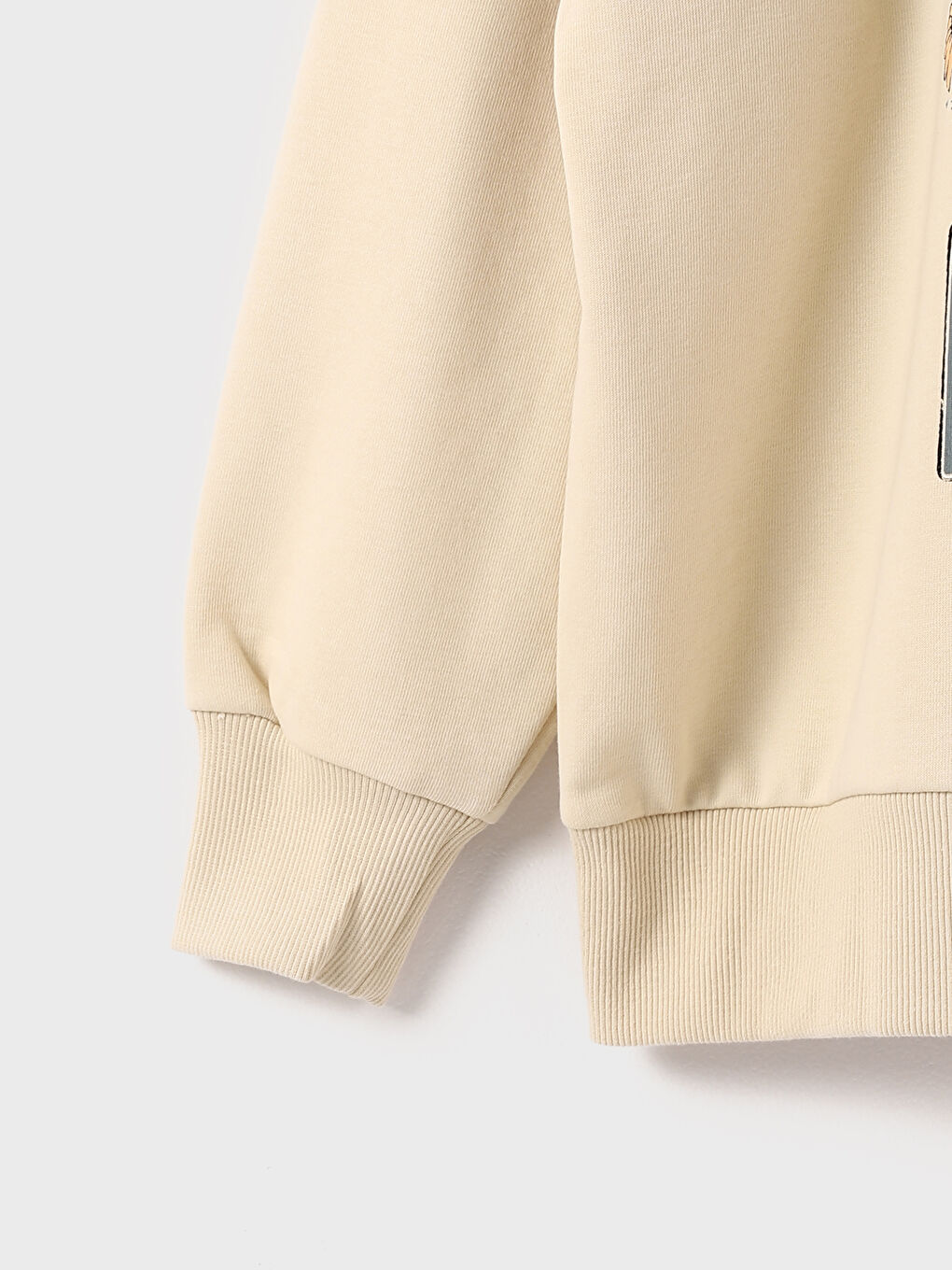 Hanorac Oversize pentru Femei cu Mânecă Lungă Imprimat-2