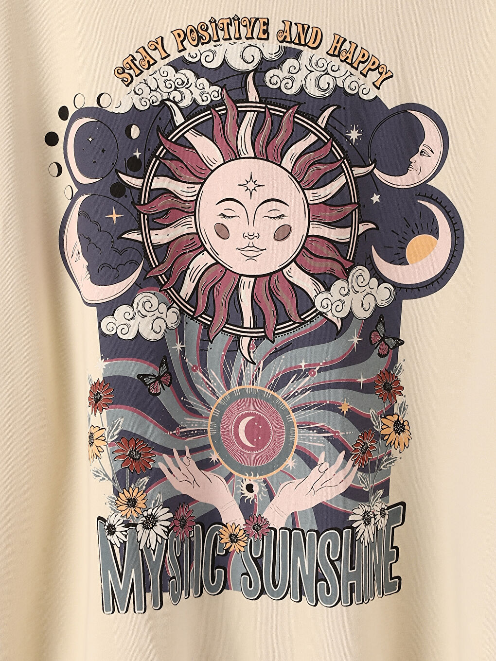 Hanorac Oversize pentru Femei cu Mânecă Lungă Imprimat-3