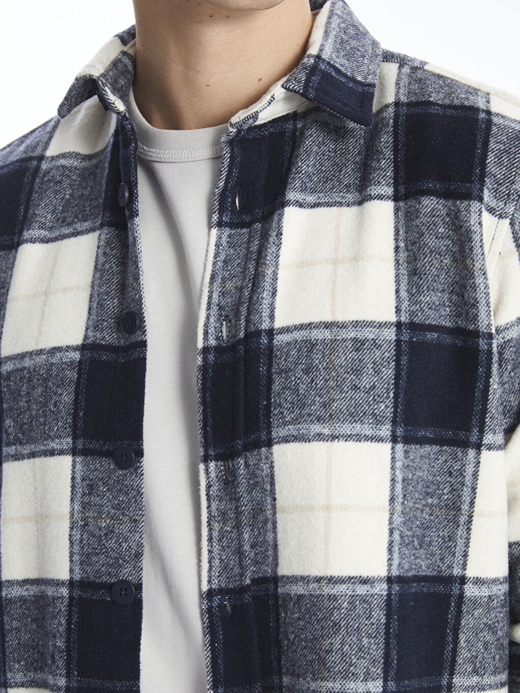 Regular Fit Long Sleeve Gabardine Men's Shirt-2