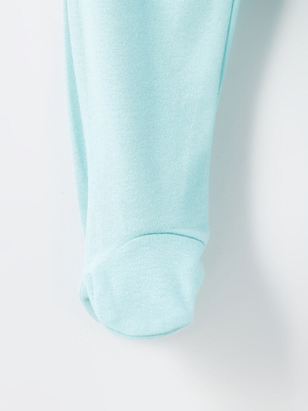 Turkuaz Beli Lastikli Erkek Bebek Çoraplı Pijama Alt-2