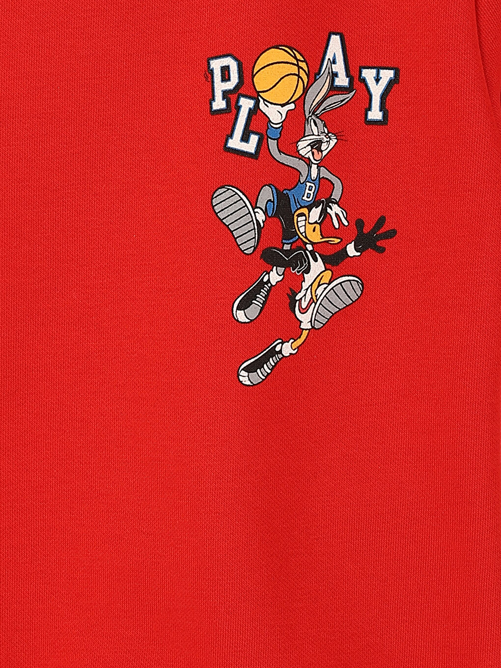 Crew Neck Bugs Bunny Printed Baby Boy Sweatshirt and Tracksuit Bottom 2-Piece Set-6